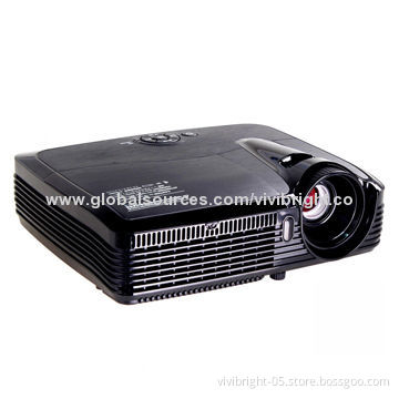 Vivibright Projector PRX580, real 3d projector for home theater with HDMI Port